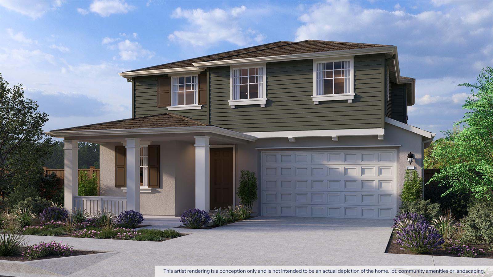 Stonebridge Montara Plan Traditional Elevation Exterior Rendering