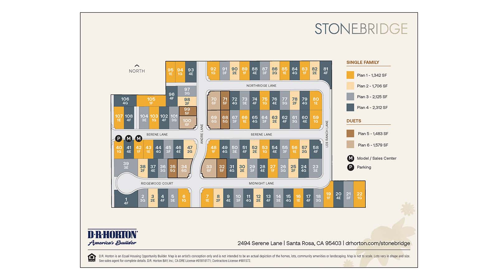Static Lot Map