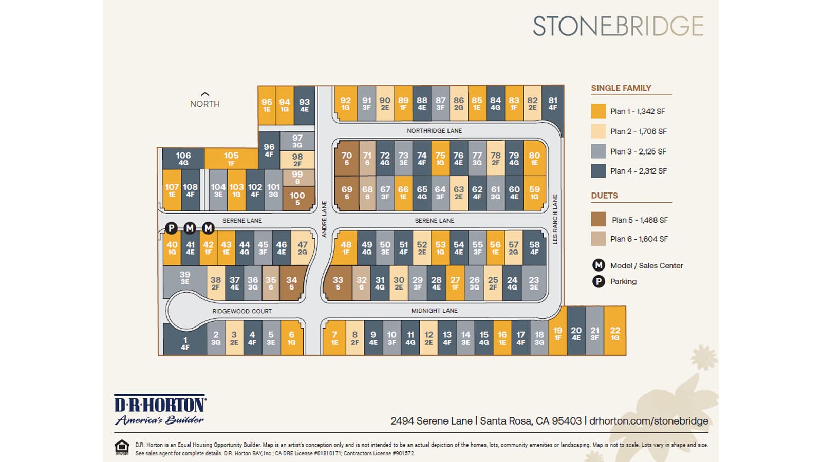 Static Lot Map