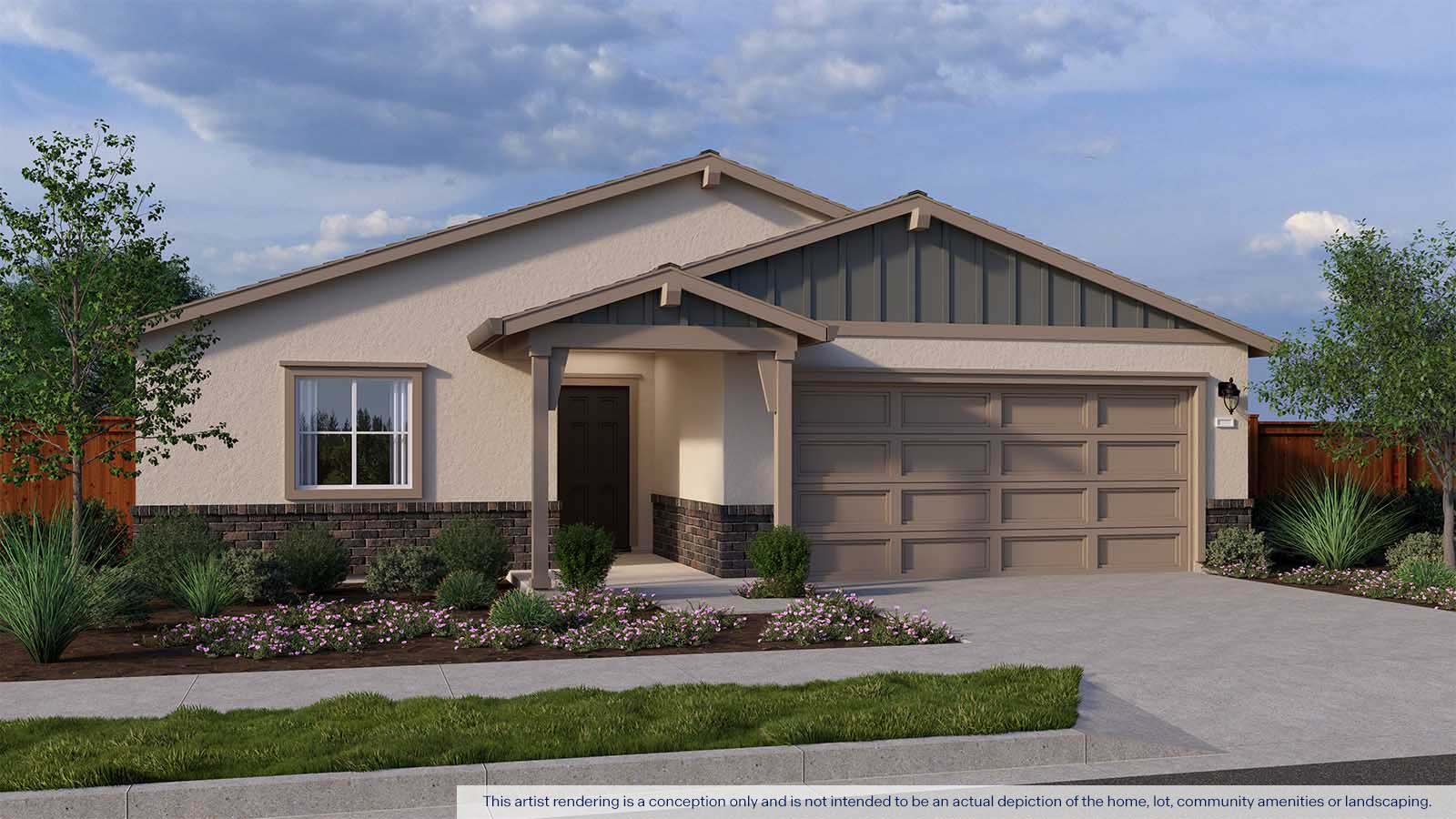 Harvest Hills Redwood Plan Farmhouse Exterior