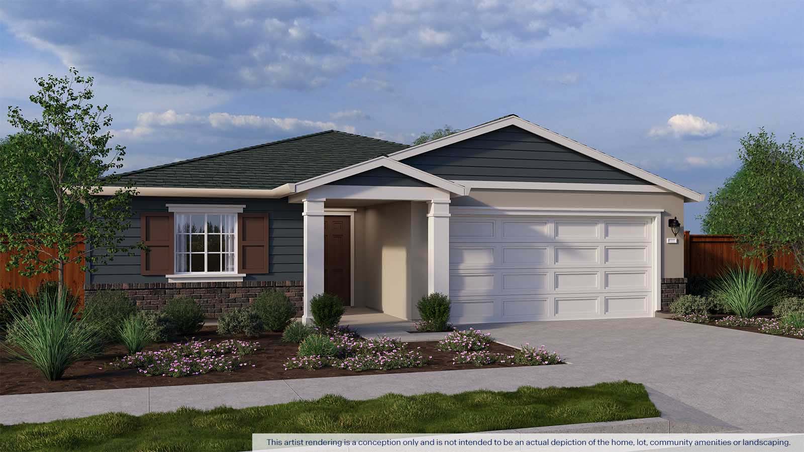 Harvest Hills II Redwood Plan Traditonal Exterior