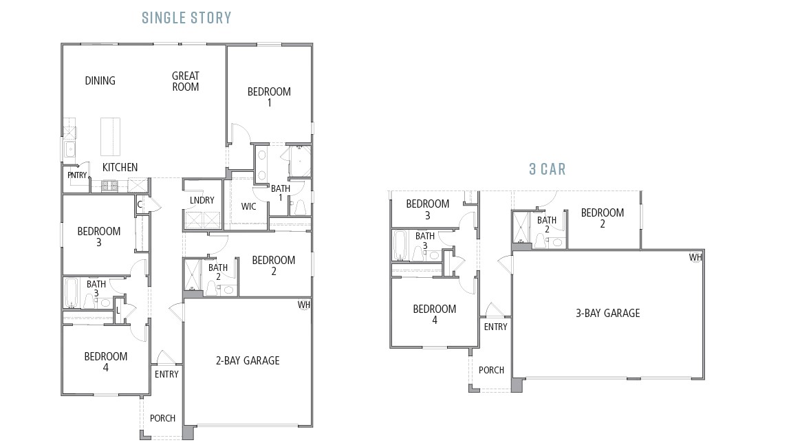 Harvest Hills II Los Banos Redwood Floorplan
