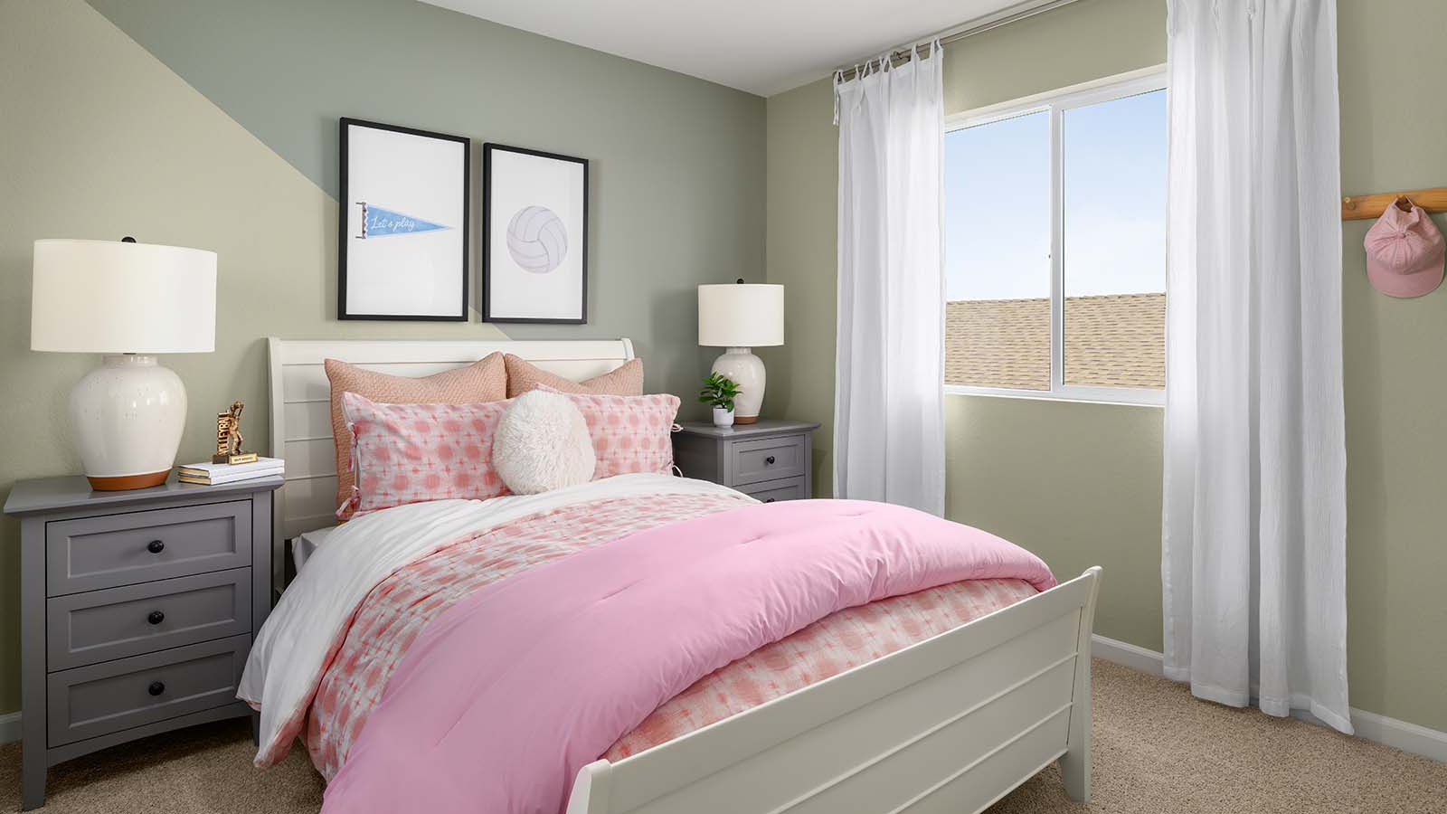 Harvest Hills II Montara Plan Secondary Girls Bedroom