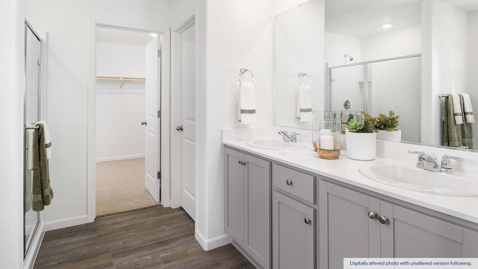 Harvest Hills II Montara Plan primary bath