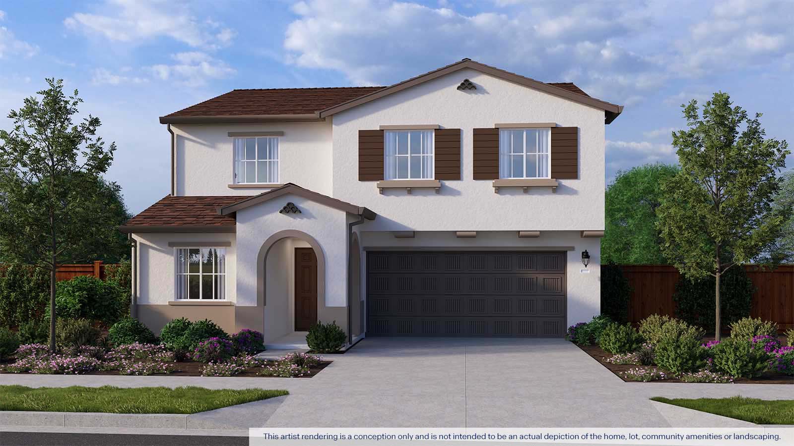 Harvest Hills II Montara Plan Spanish Exterior