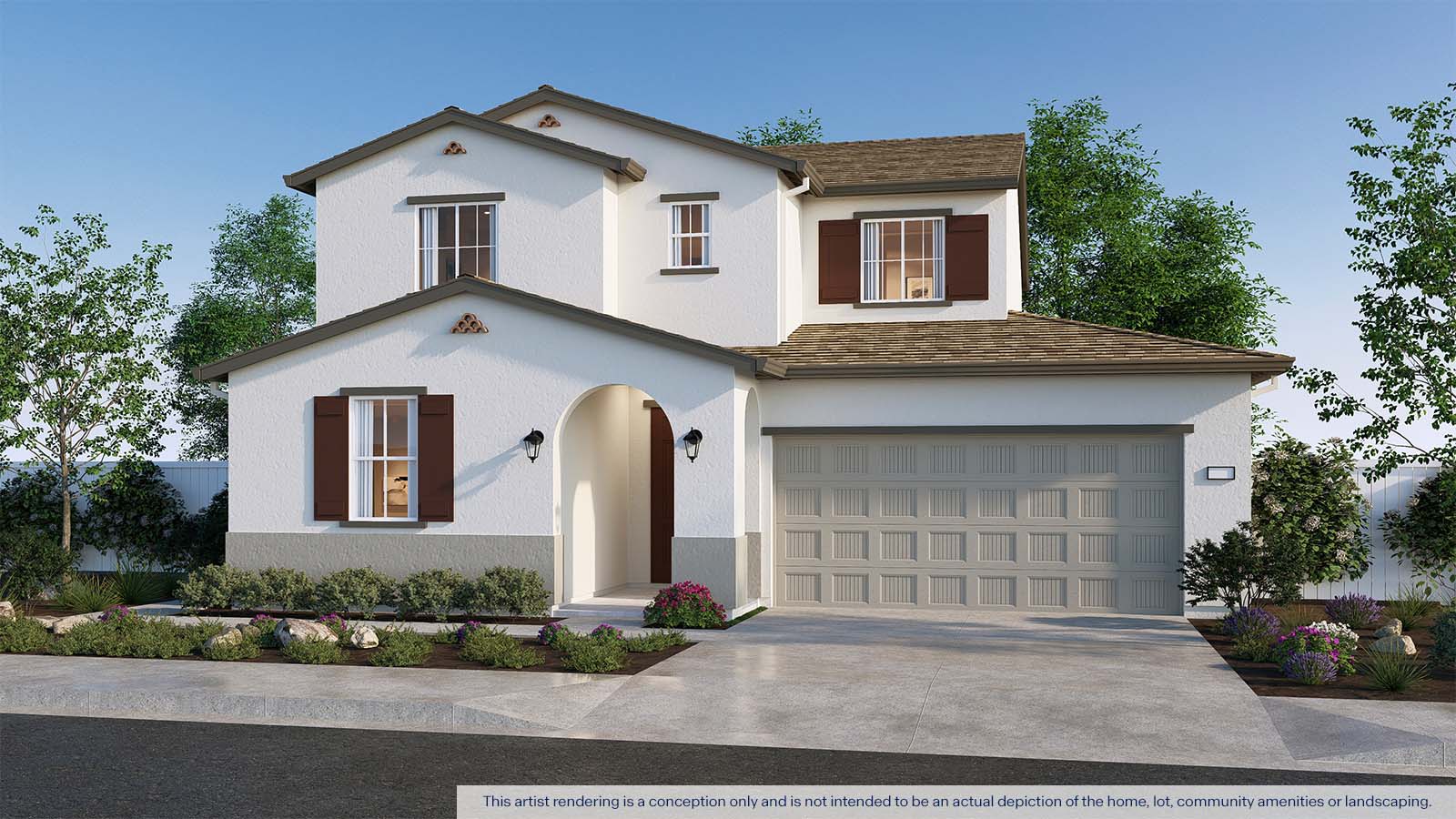 Fairview Corners Alder Plan Exterior Rendering Spanish 1