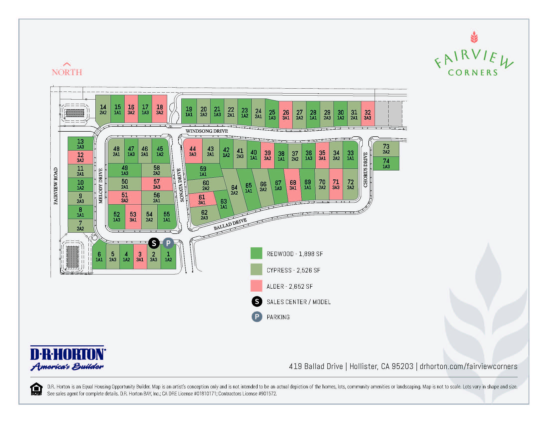 Static Lot Map