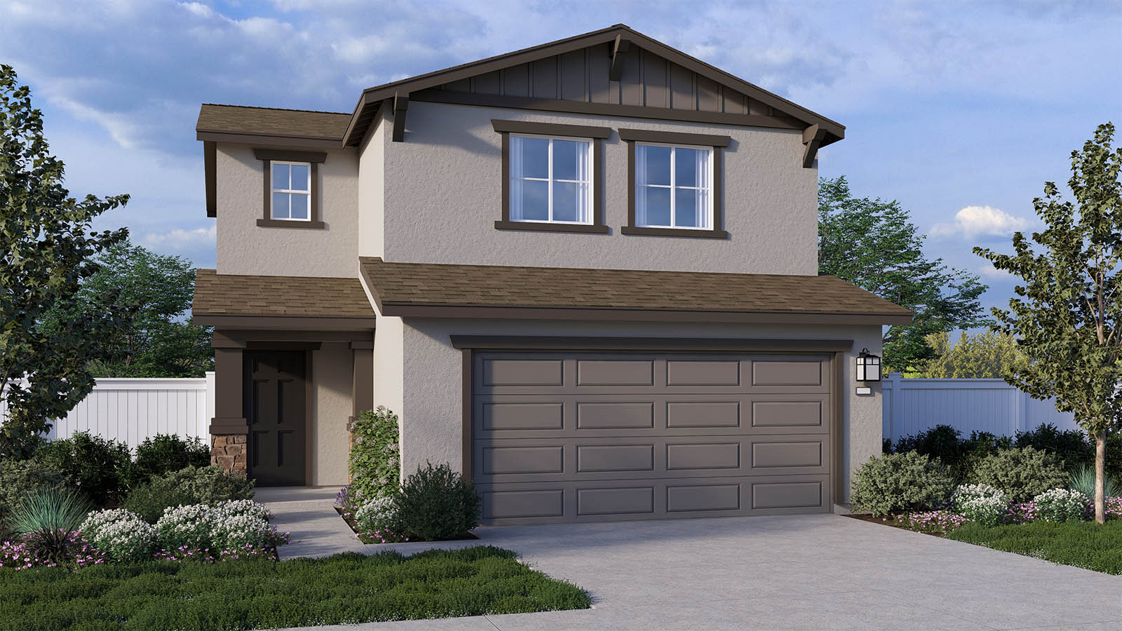 Harvest Hills Whitney Plan Craftsman Elevation Exterior