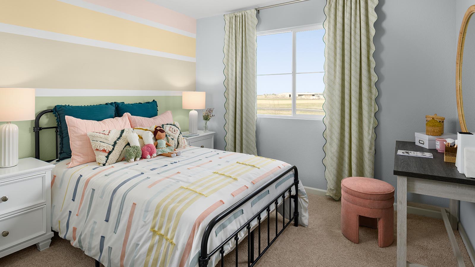 Harvest Hills Palisade Plan Girls Bedroom