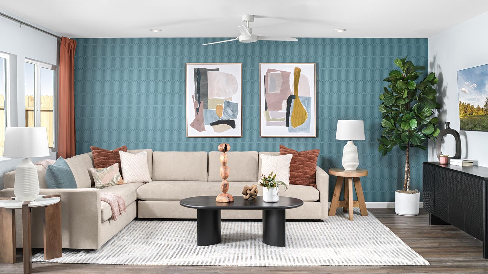 Harvest Hills Palisade Plan Living Room