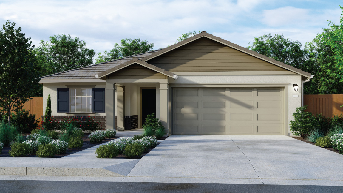 Heritage Collection II Redwood Plan Traditional Elevation Exterior