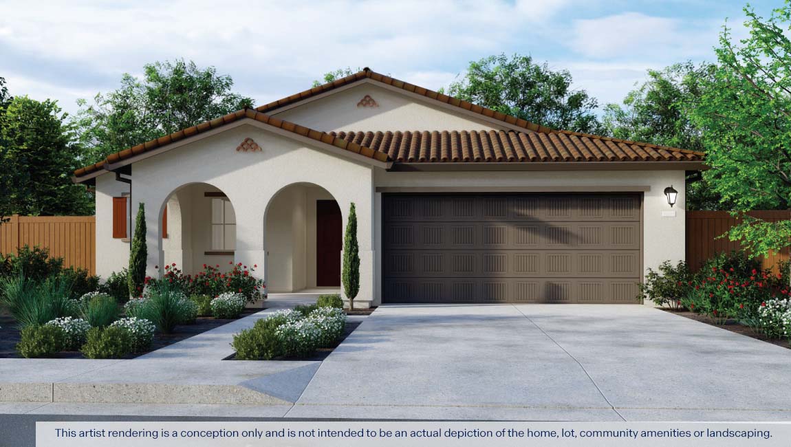 Heritage Collection II Redwood Plan Spanish Elevation Exterior