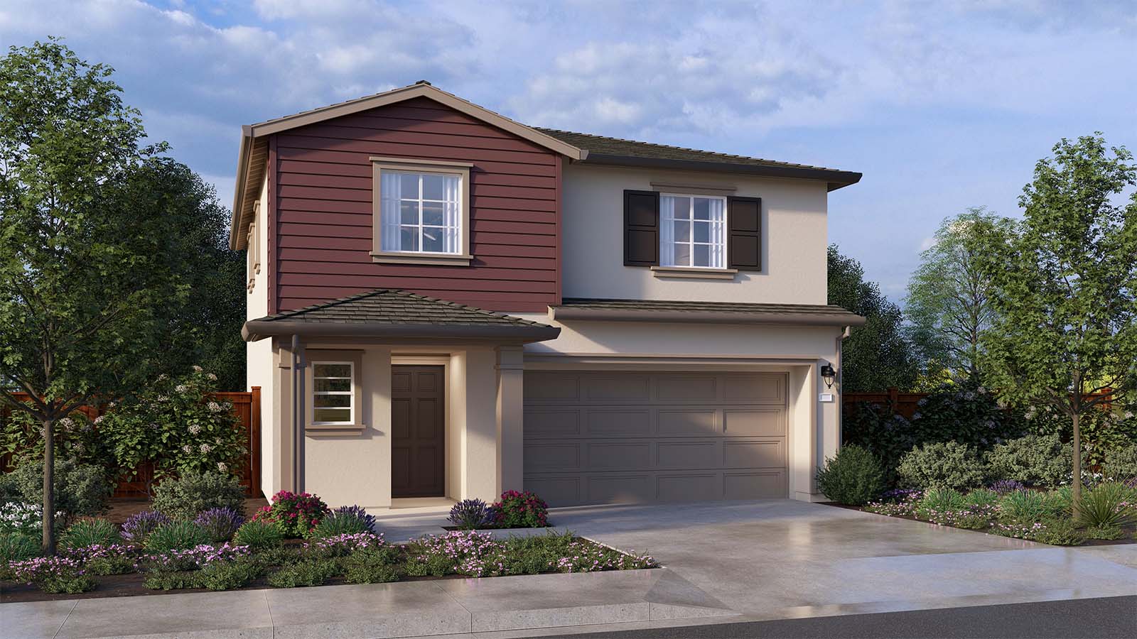 Heritage II Collection Palisade Plan Traditional Elevation Exterior Rendering