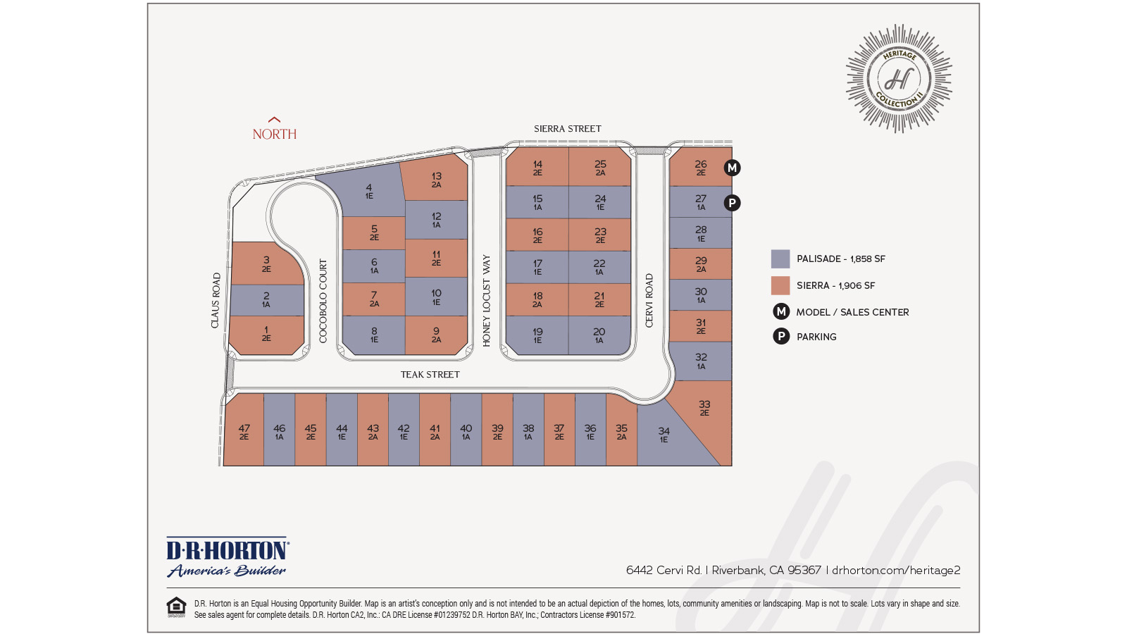 Static Lot Map