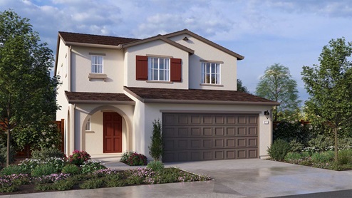Heritage II Collection Sierra Plan Spanish Elevation Exterior Rendering