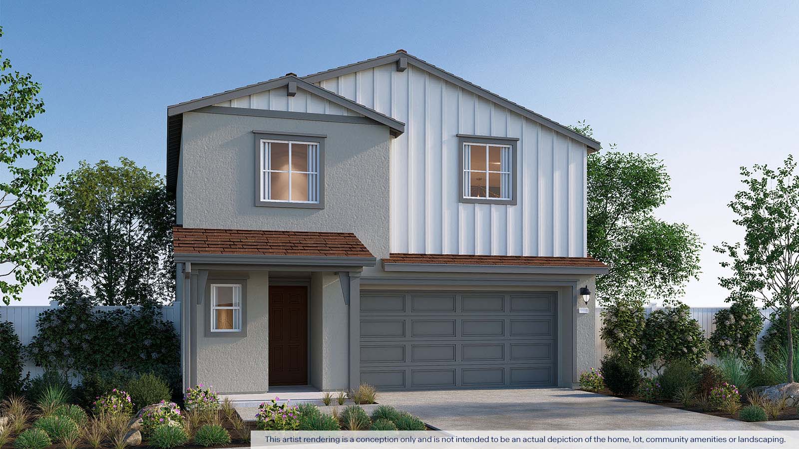 Trestle Palisade Floorplan Farmhouse Elevation
