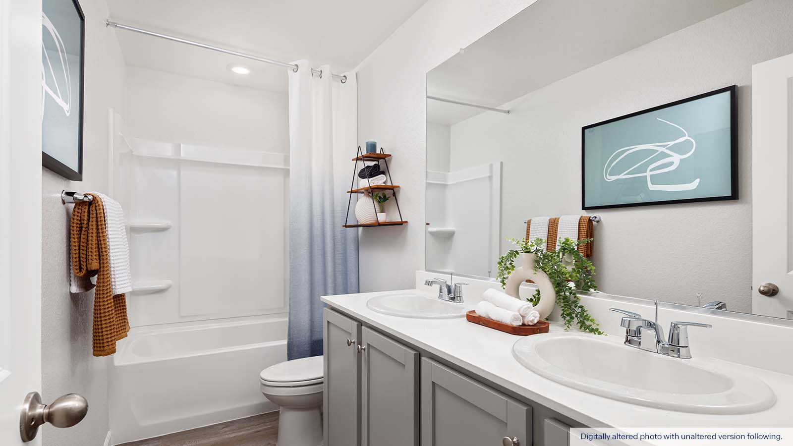 Trestle Montara Plan Dual Sink Bath