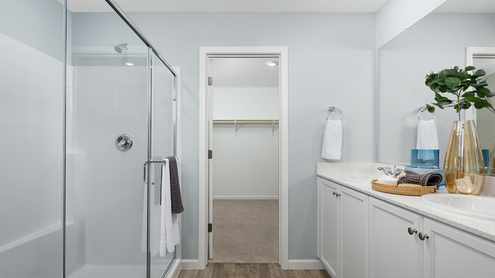 Trestle Rockaway Plan Primary Bath Closet