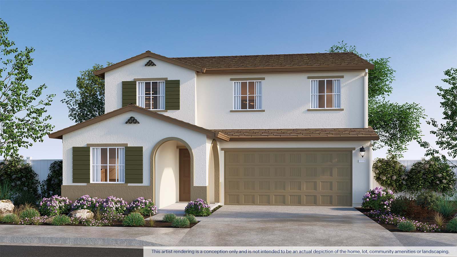 Trestle Rockaway Plan Spanish Elevation Exterior