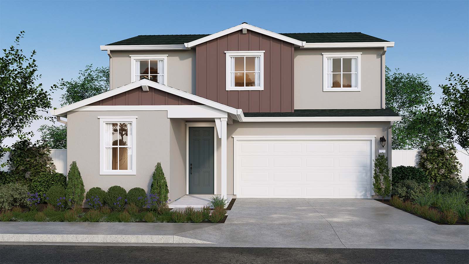 Eve at Founders Point Rockaway Plan Farmhouse Elevation