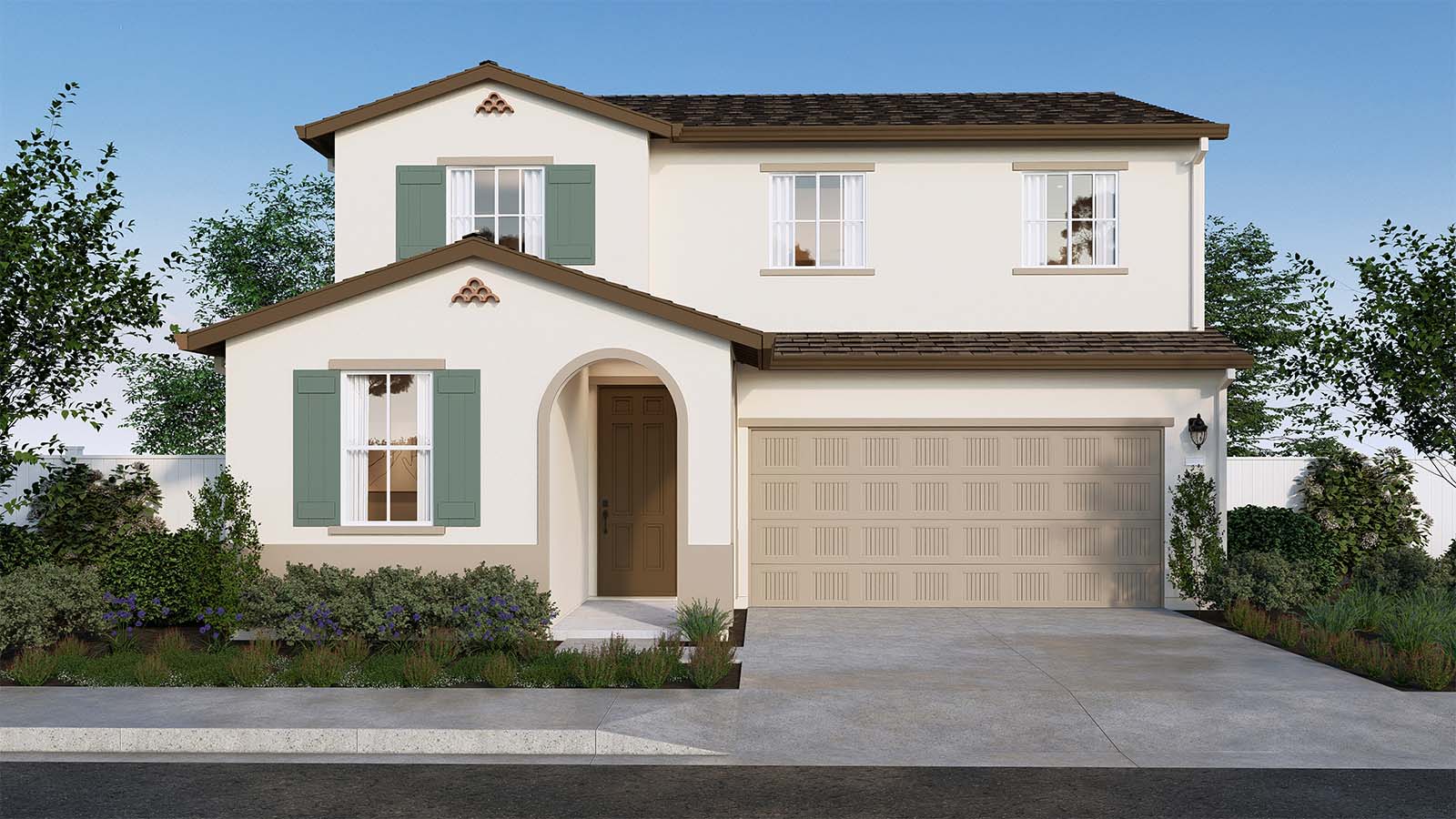 Eve at Founders Point Rockaway Plan Spanish Elevation