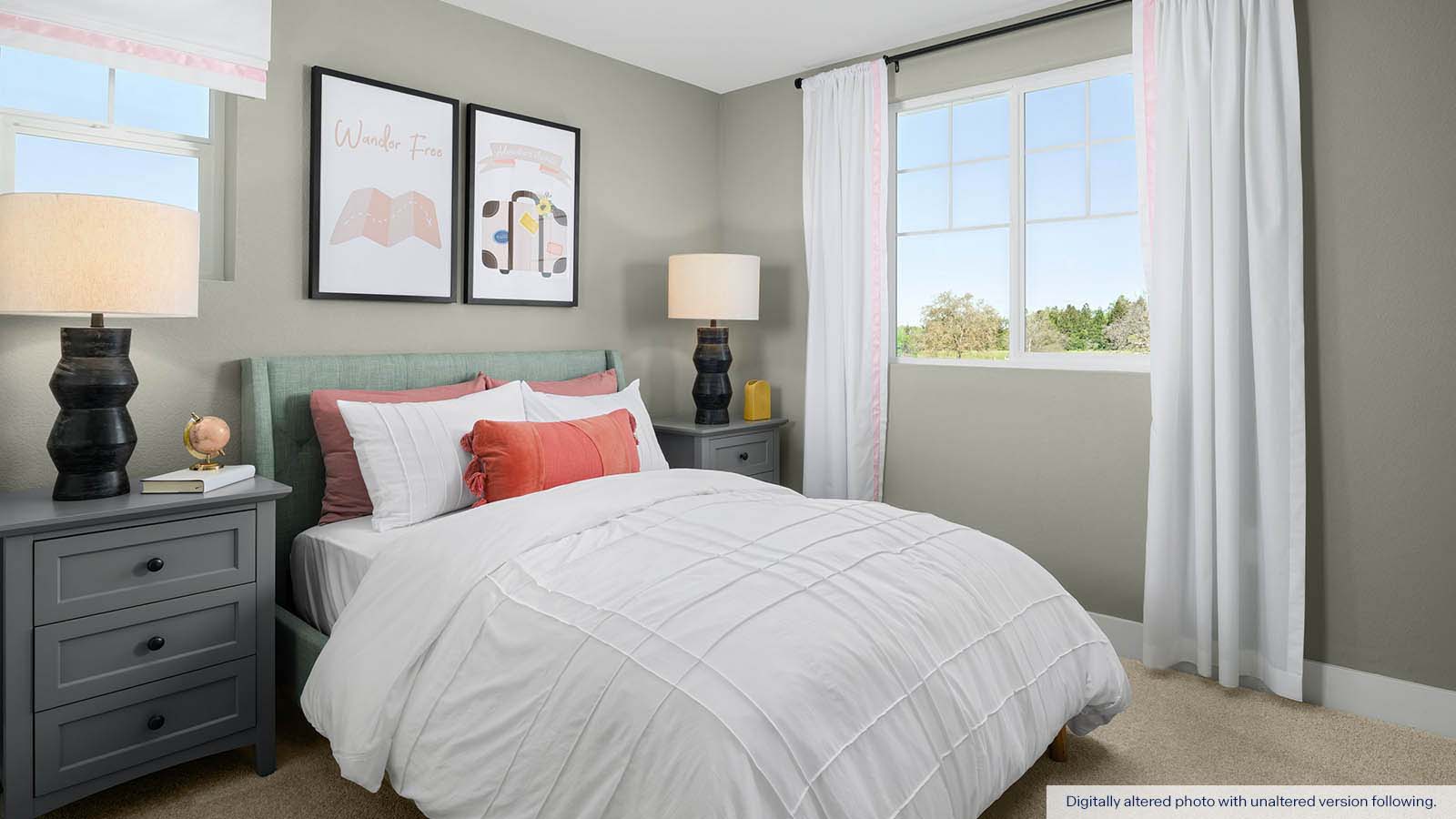 Clover at Santana Ranch Montara Plan guest bed