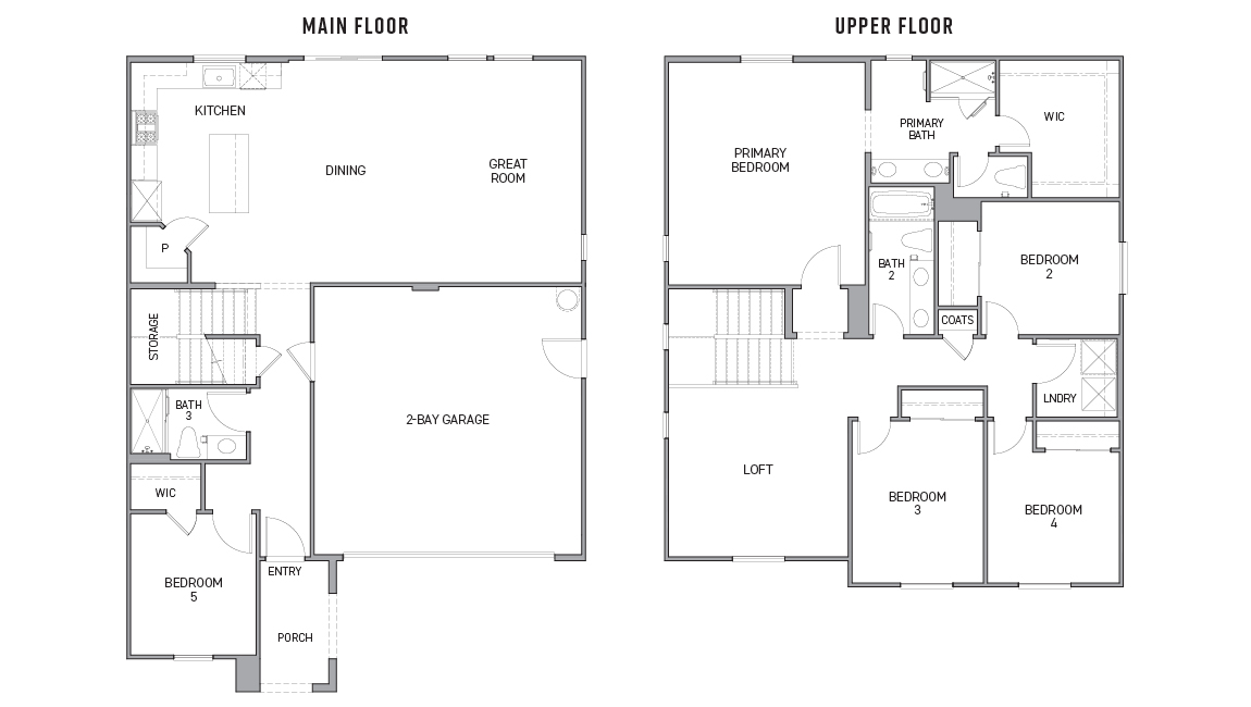 Montara Floorplan 2 Car