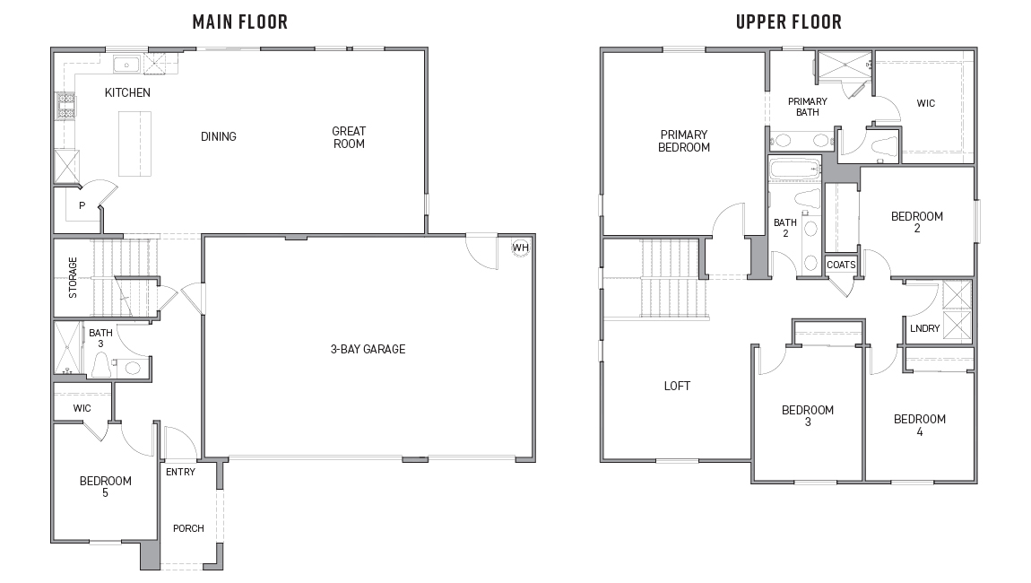 Montara Floorplan 3 Car