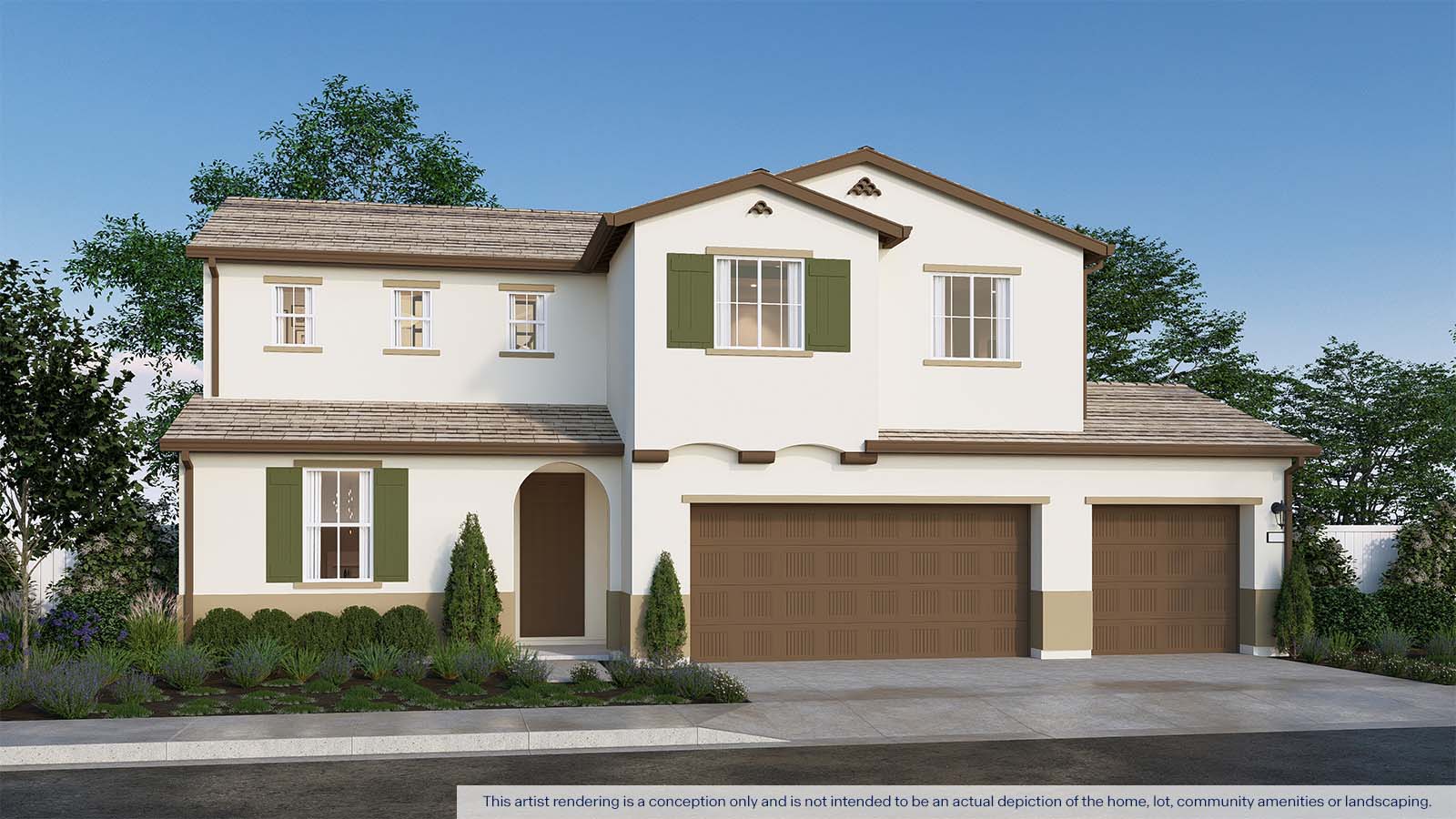 Clover Cypress Plan Spanish Exterior