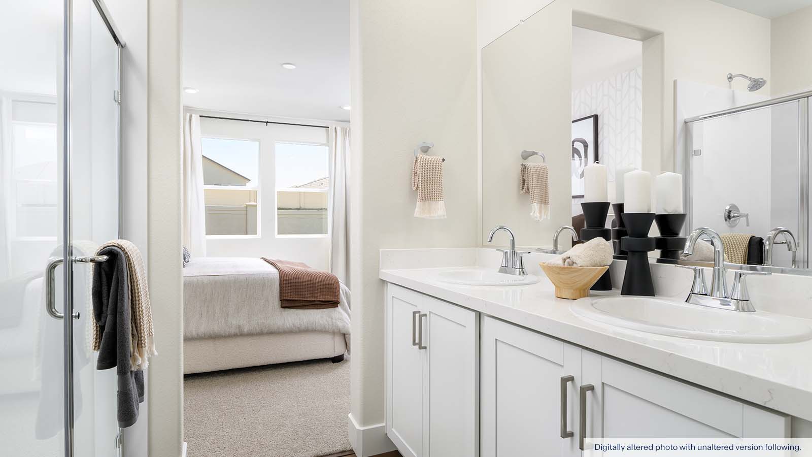 Clover Redwood Plan Primary Bath