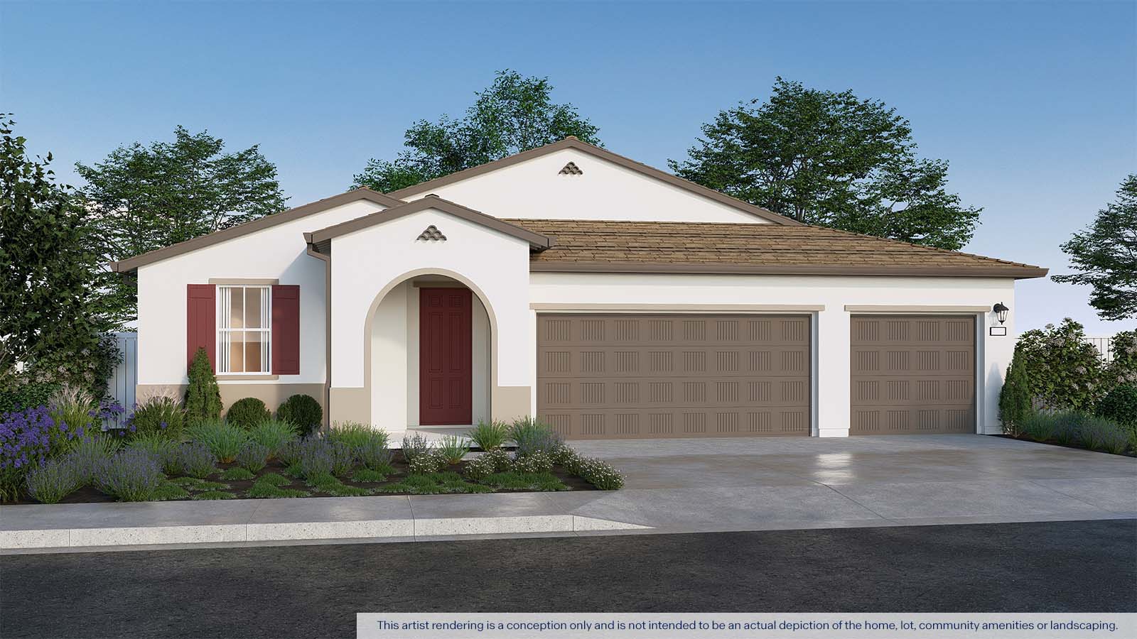 Clover at Santana Ranch Sequoia Plan Spanish Elevation Exterior