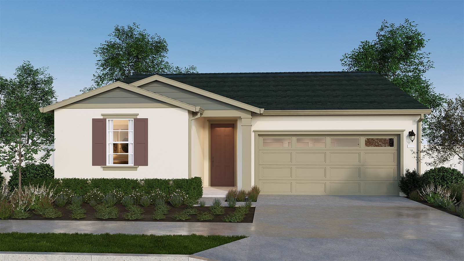 Monarch at Saddlewood Madrone Plan Traditional Elevation