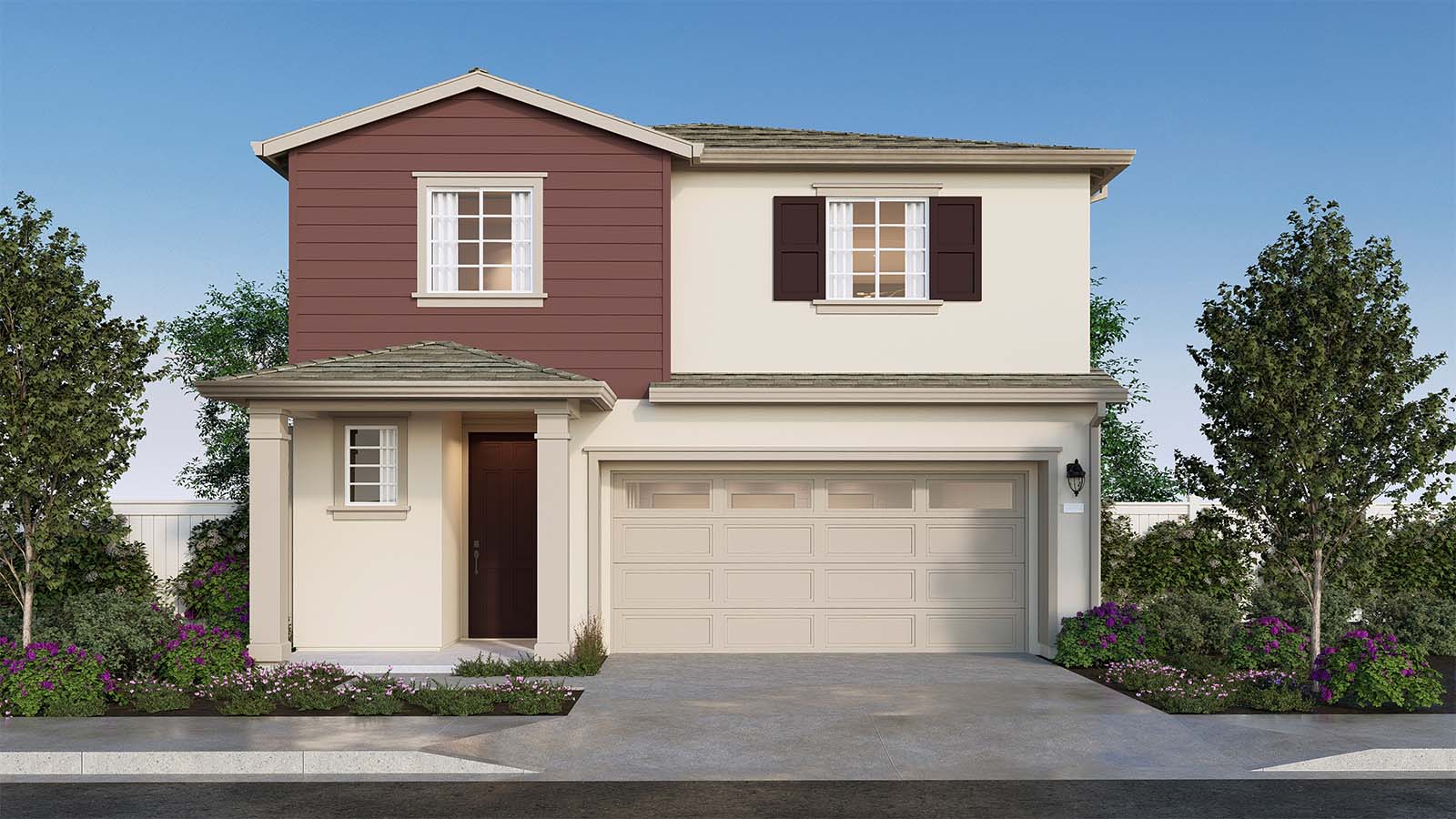 Monarch at Saddlewood Palisade Plan Traditional Elevation