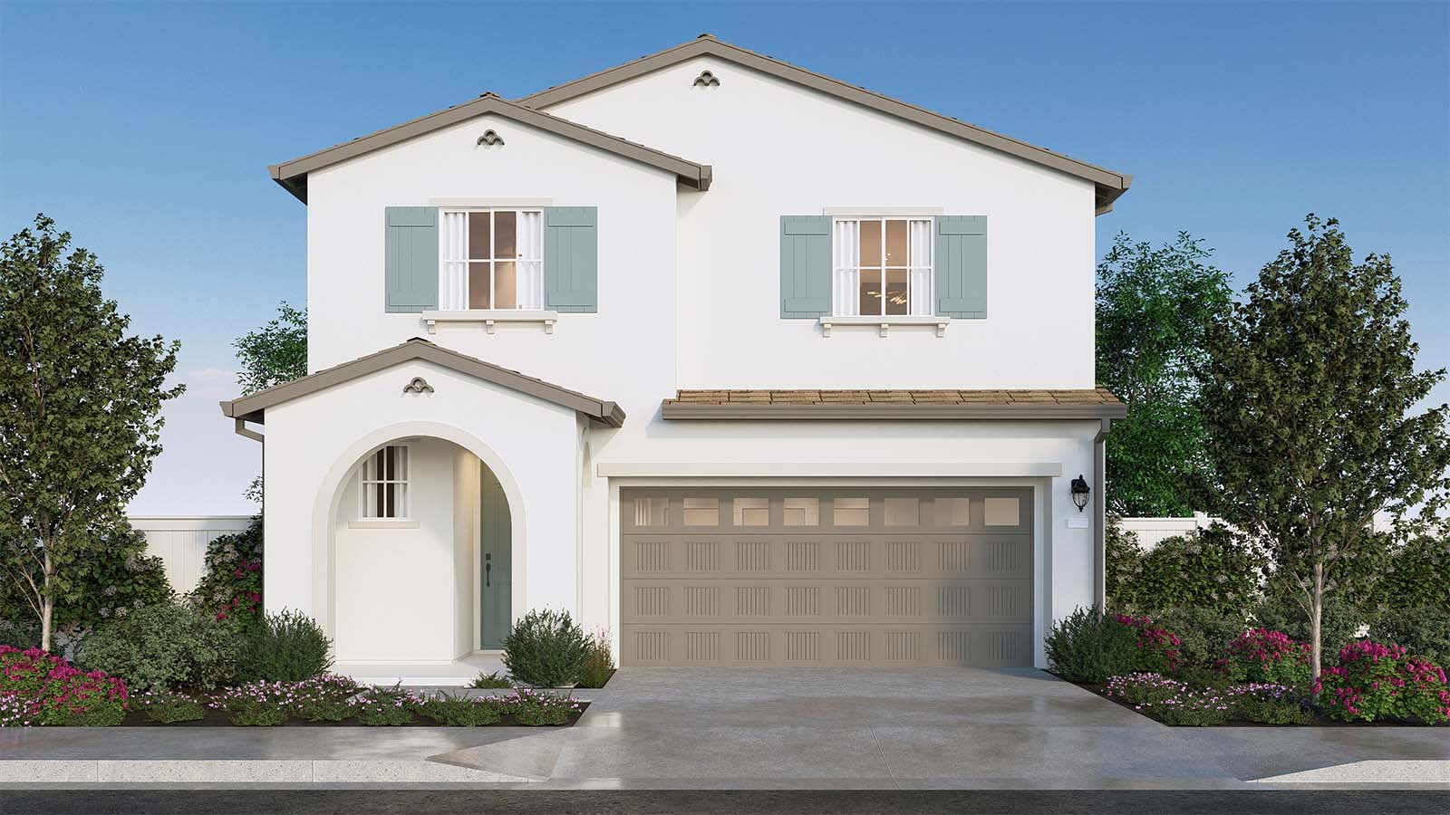 Monarch at Saddlewood Palisade Plan Spanish Elevation