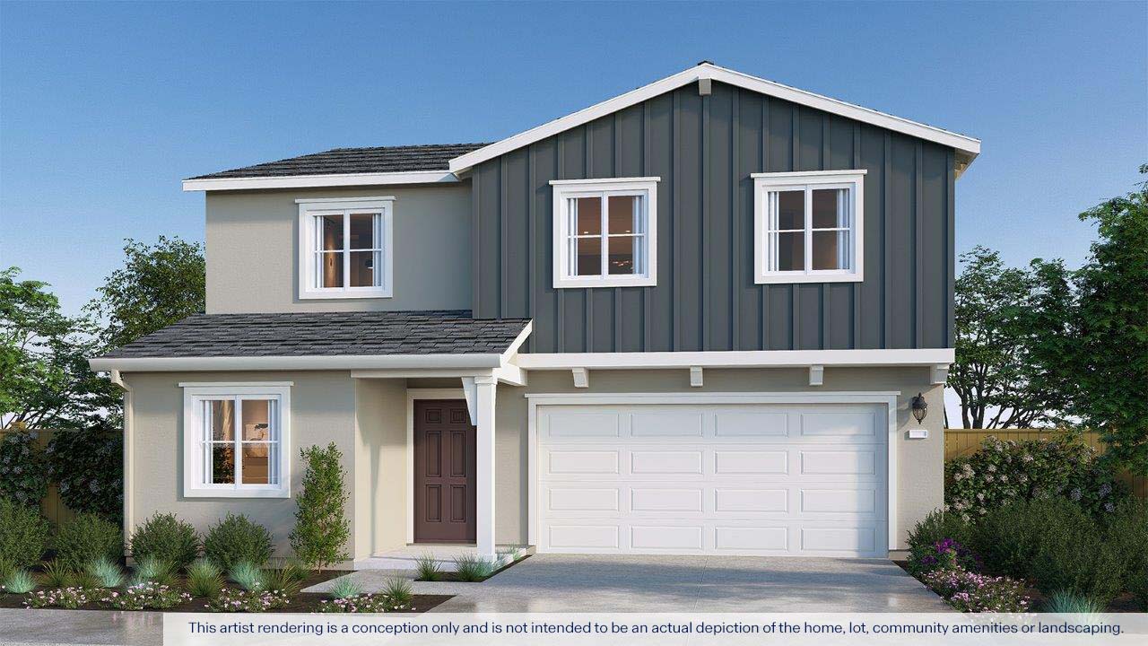 Sol at Southpointe Montara Exterior Rendering Farmhouse Elevation