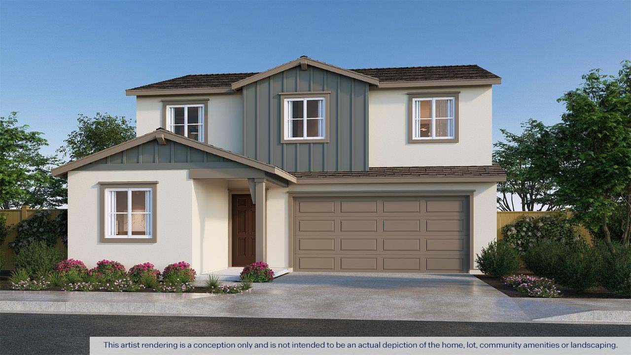 Sol at Southpointe Rockaway Exterior Rendering Farmhouse Elevation