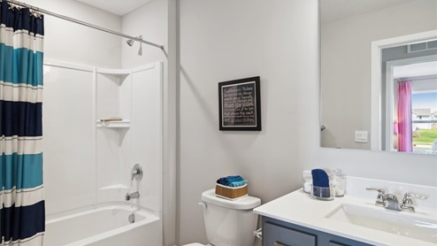 hall bathroom.