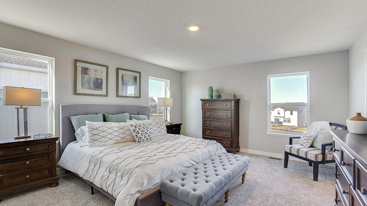 Luxury bedroom suite.