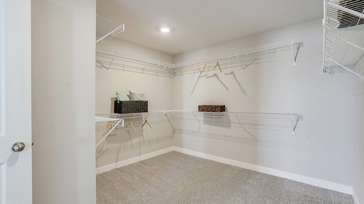 Bedroom suite's walk-in closet.