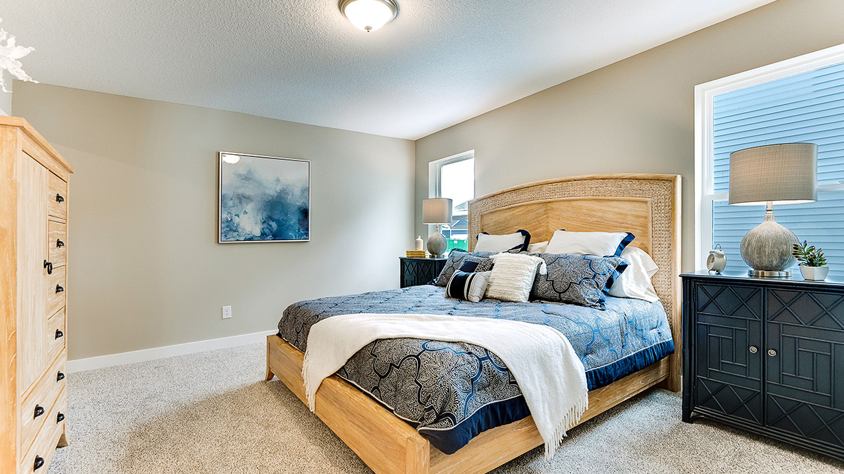 Luxury bedroom suite.