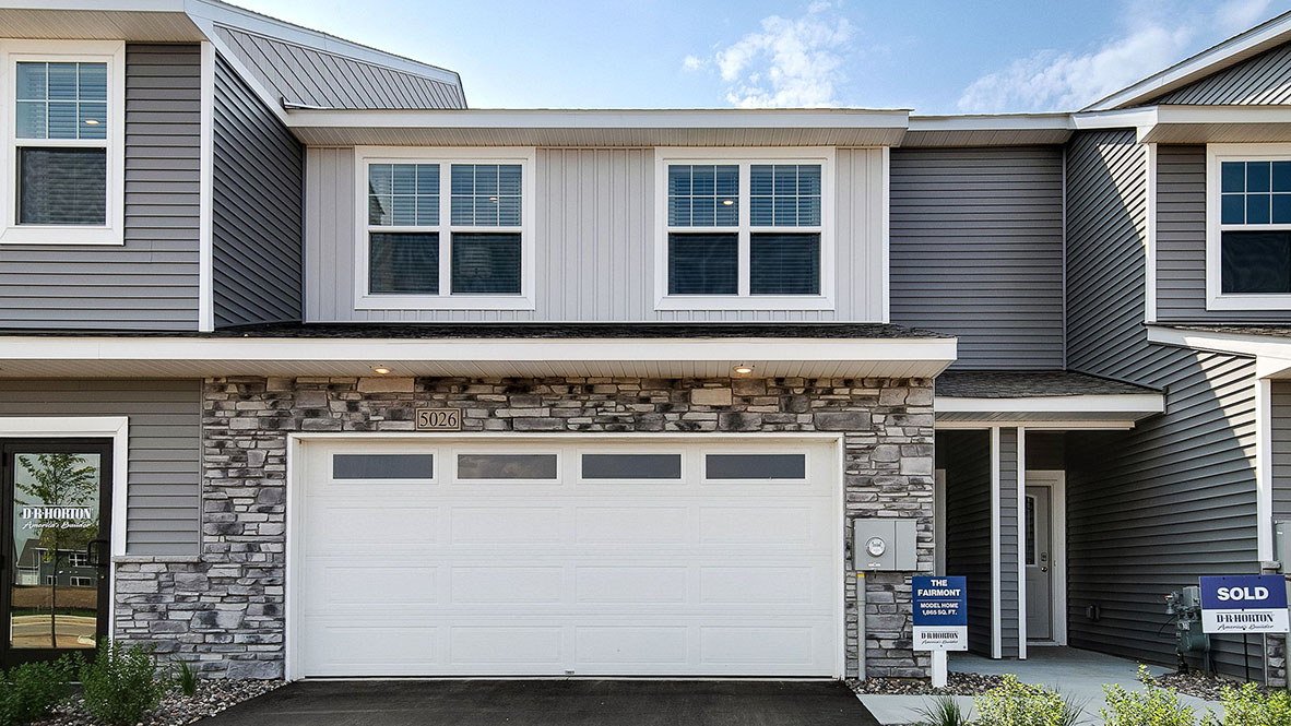 Floor Plan in Copper Hills Townhomes Woodbury, MN D.R. Horton