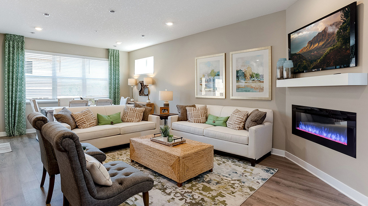 Floor Plan in Copper Hills Townhomes Woodbury, MN D.R. Horton