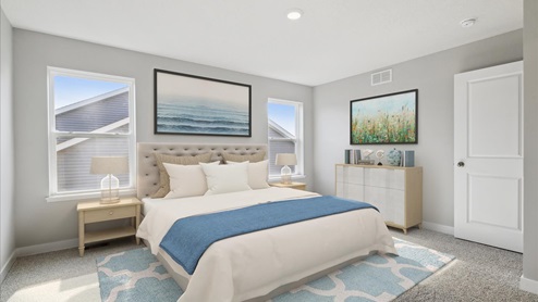 Upper level bedroom suite.