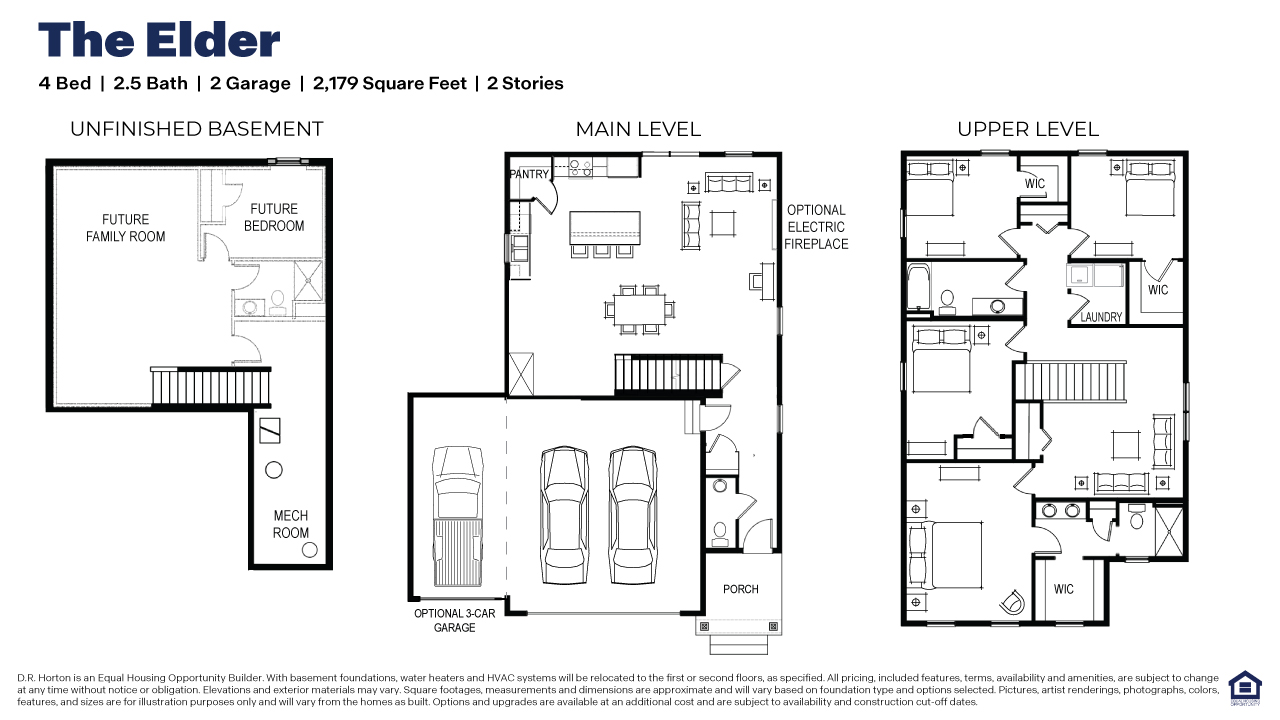 New Home Floor Plan in Farmington, Minnesota at Whispering Fields by D.R. Horton.
