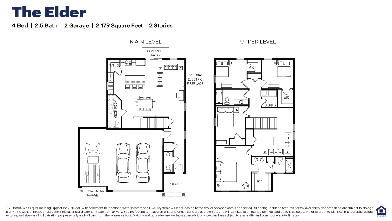 New Home Floor Plan in Farmington, Minnesota at Whispering Fields by D.R. Horton.