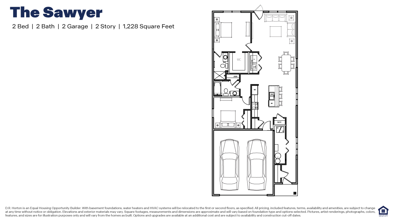 The Sawyer floor plan.