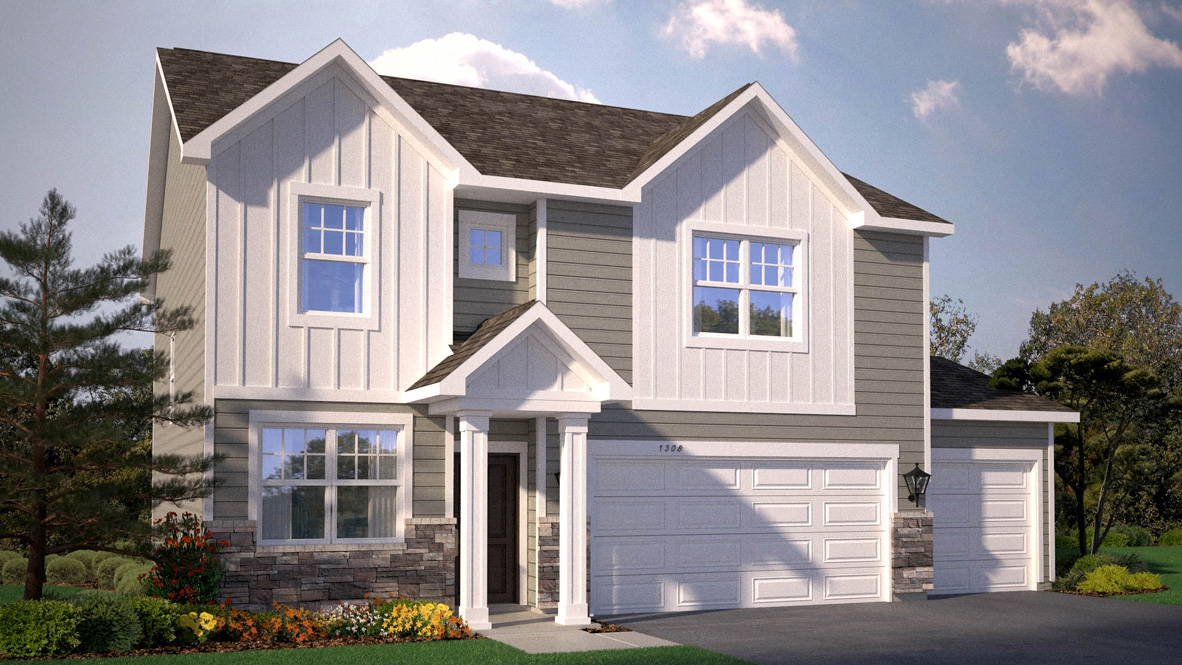 New Home in Farmington, Minnesota at Whispering Fields by D.R. Horton.