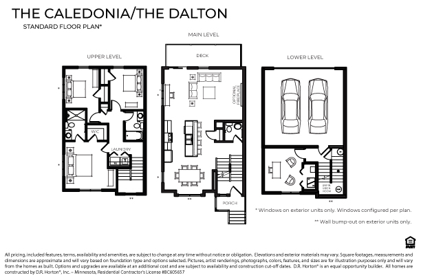 Calendonia floor plan.