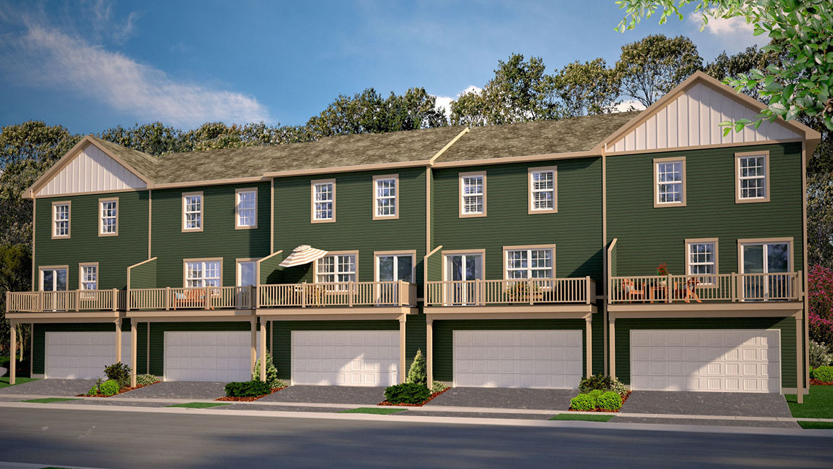 Rendering of the exterior.