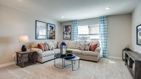 New homes feature loft spaces.